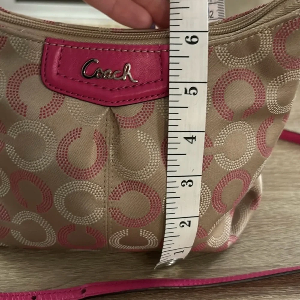 Coach Crossbody Ashley Dotted Op Purse - Picture 4 of 9